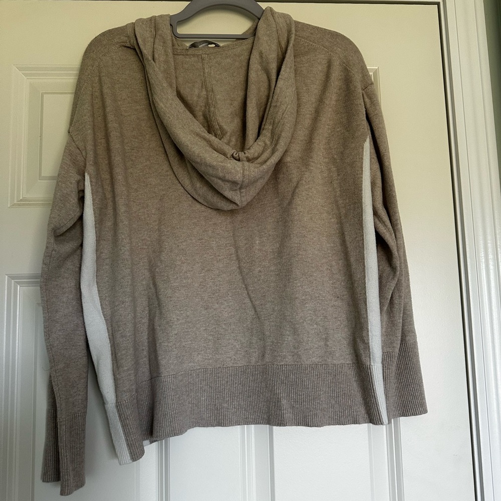 Knit Hooded Sweater Cotton Silk Blend - The White Company - Picture 6 of 10